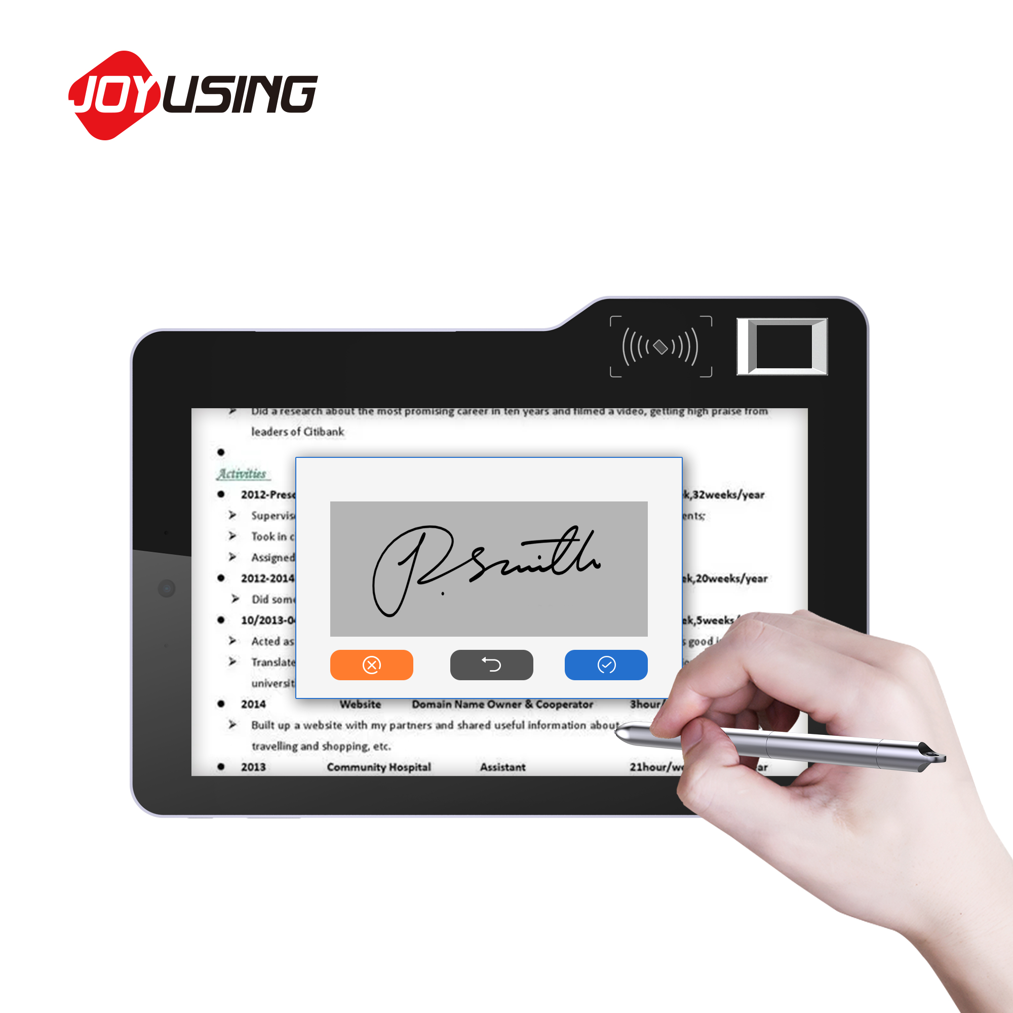 Drawing Pad Signature - 10-Zoll Android-Tablet Grafik-Zeichentablett mit Digitaler Signatur