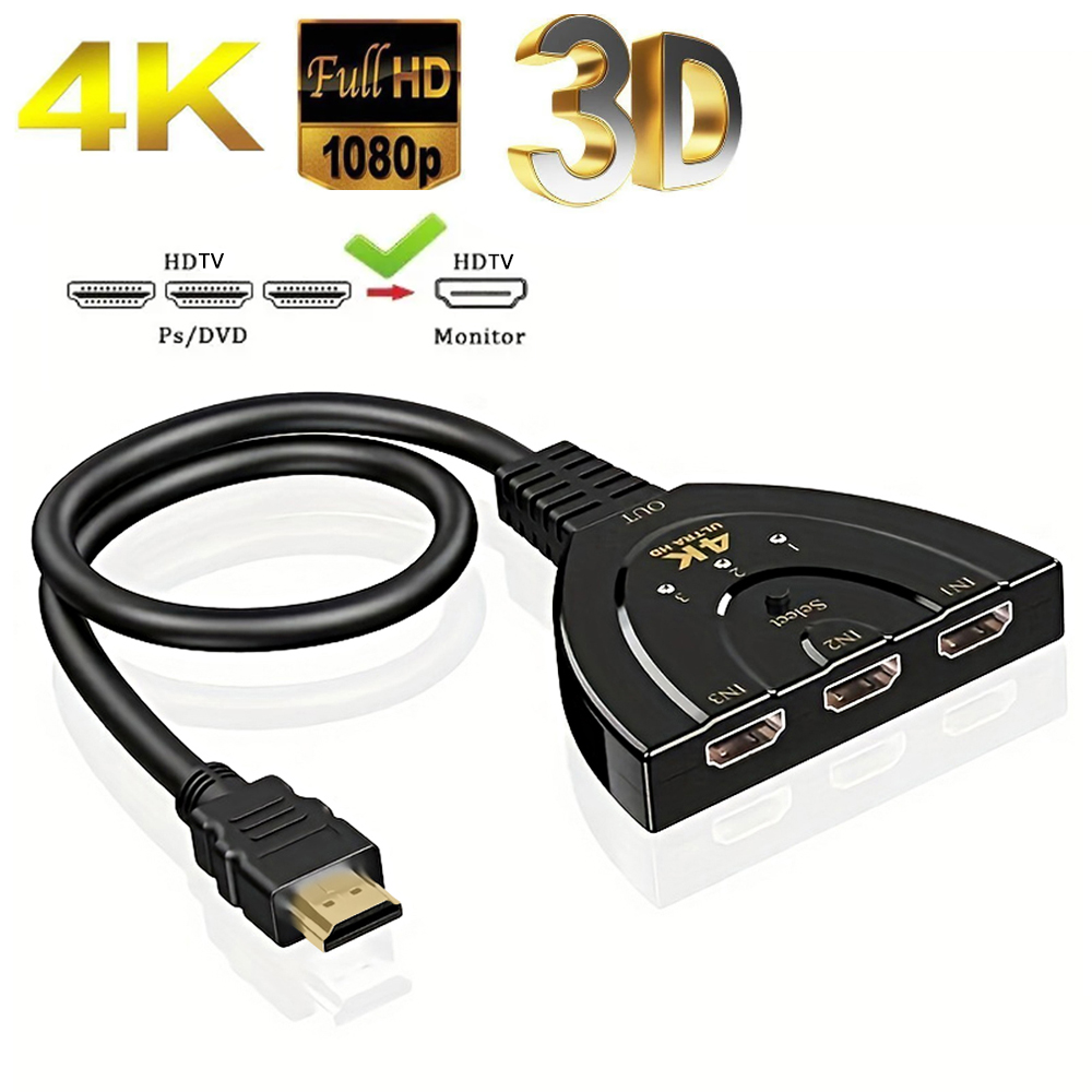 Hdmi Matrix Switch - 4K * 2K 3 Port HDTV-kompatiblen