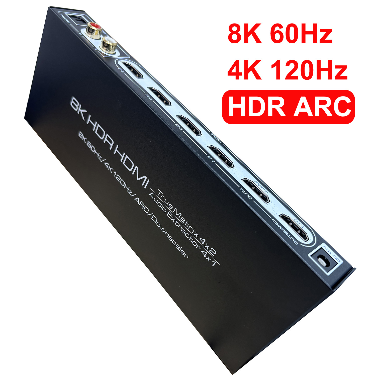 Hdmi Matrix Switch - 8K 60Hz HDMI Matrix 4x2 Unterstützung
