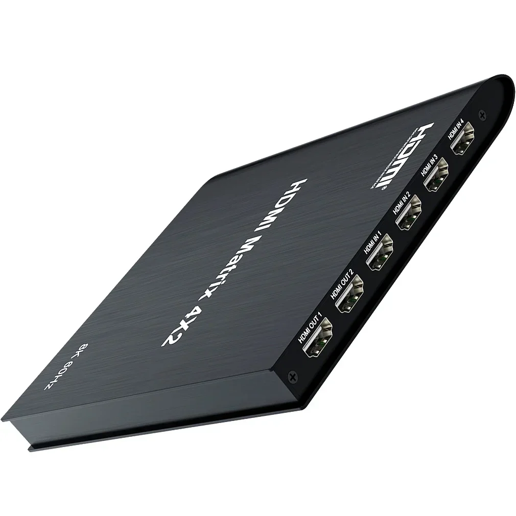 8K 4x2 HDMI2.1 Matrix Video Di – Hdmi Matrix Switch Bewertung und Preis