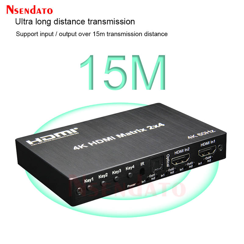 4K 60Hz HDMI-Matrix 2x4 für Do – Hdmi Matrix Switch Bewertung und Preis