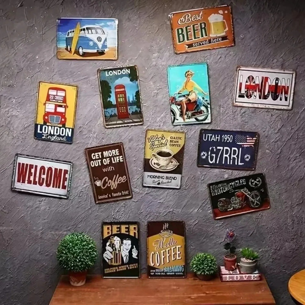 CIFBUY Retro Industrielles 2D  – Tech Office Wall Decor Bewertung und Preis