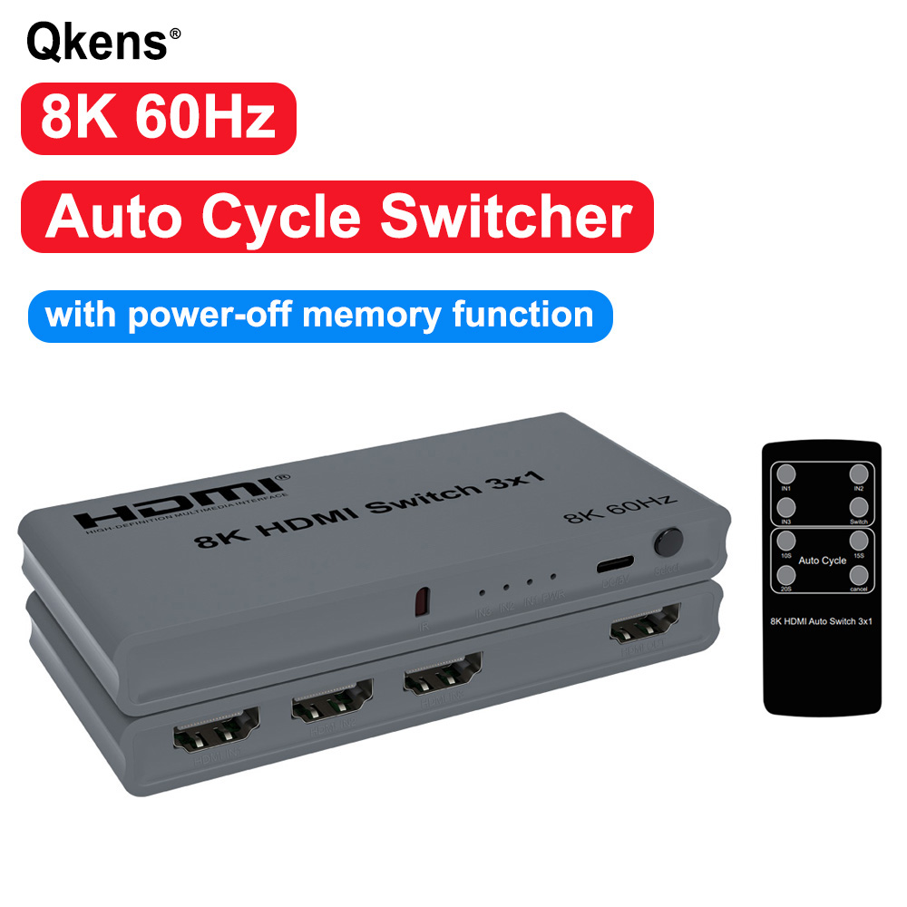 8K 60Hz 3x1 Auto-Switch HDMI 2 – Hdmi Matrix Switch Bewertung und Preis