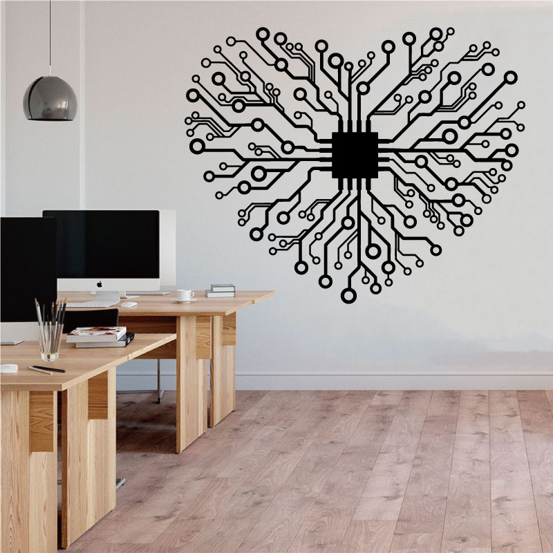 Love Chip Tech Company Büro Vi – Tech Office Wall Decor Bewertung und Preis