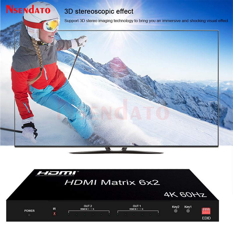 6x2 HDMI Matrix Switch 4K 60Hz – Hdmi Matrix Switch Bewertung und Preis