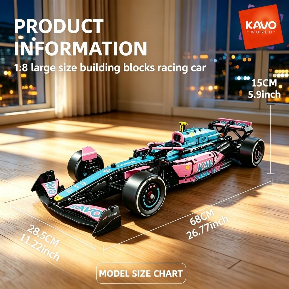KAVOWORLD 1:8 Rosa-Blauer Form – Tech Office Building Bewertung und Preis