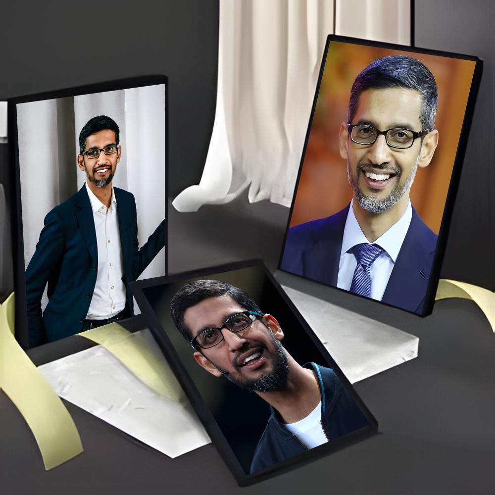 Sleek Corporate S-Sundar Picha – Tech Office Wall Decor Bewertung und Preis