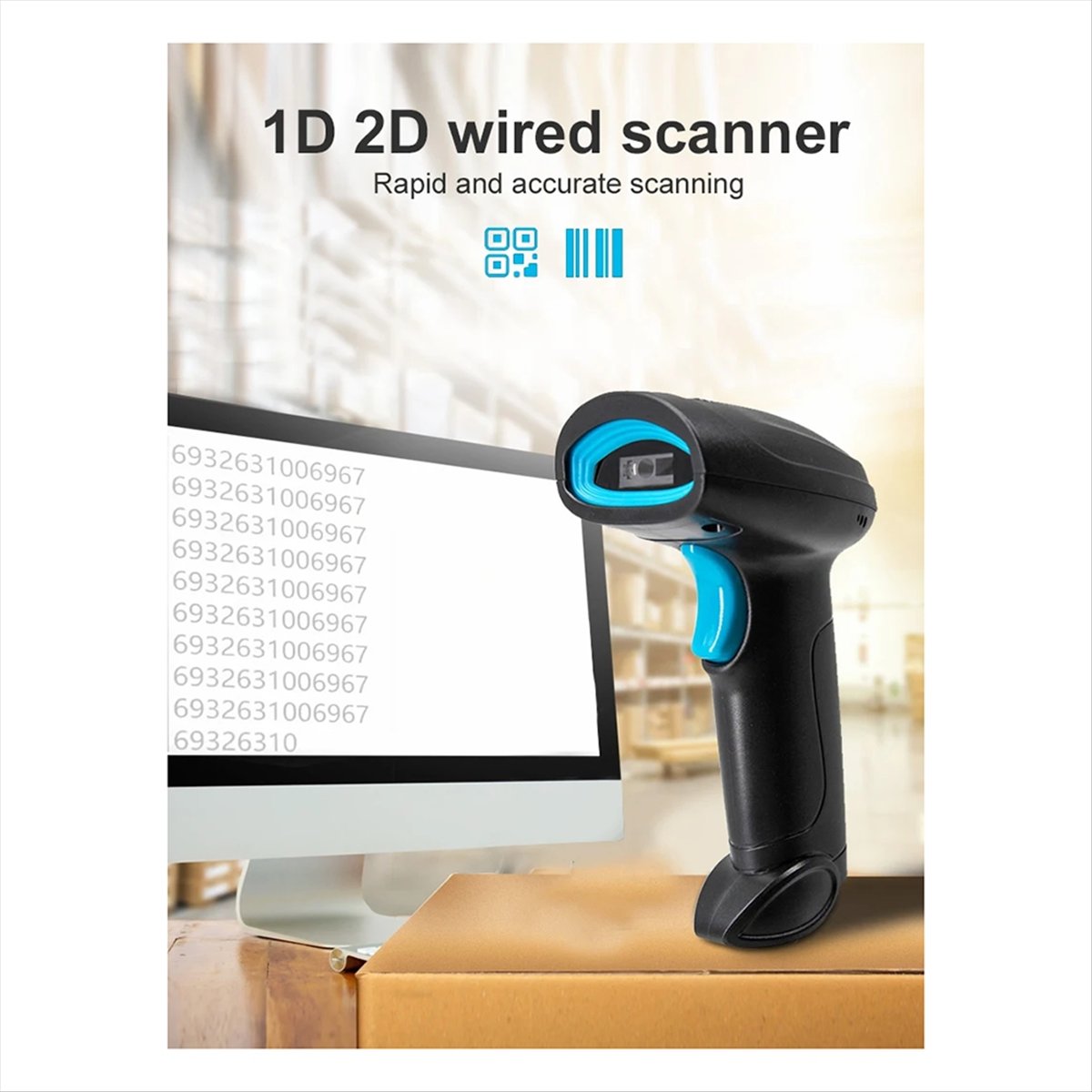 Kompatibler Universeller 1D/2D – Barcode Scanner 2D Bewertung und Preis