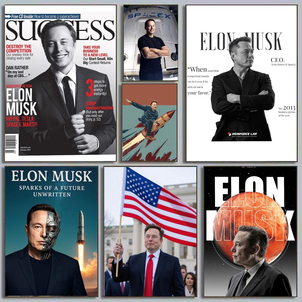 Elon Musk Dogefather Technolog – Tech Office Wall Decor Bewertung und Preis